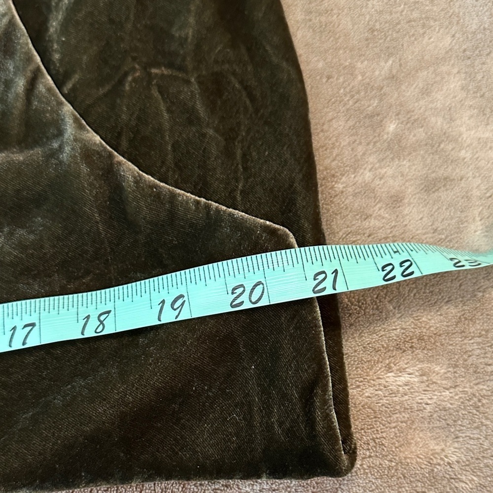 Ralph Lauren VTG Y2K Streetwear Grunge Whimsigoth Dark Velvet Tank Top Sz12 - Picture 10 of 10